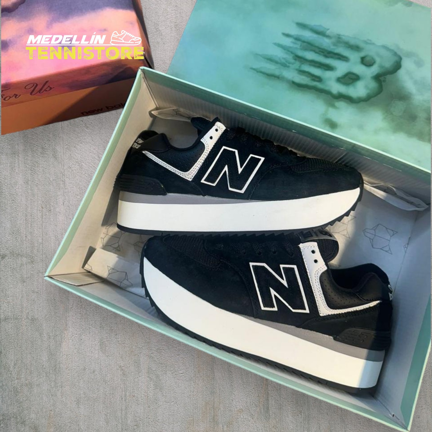 New Balance 574 Plataforma- mujer - Imagen 3