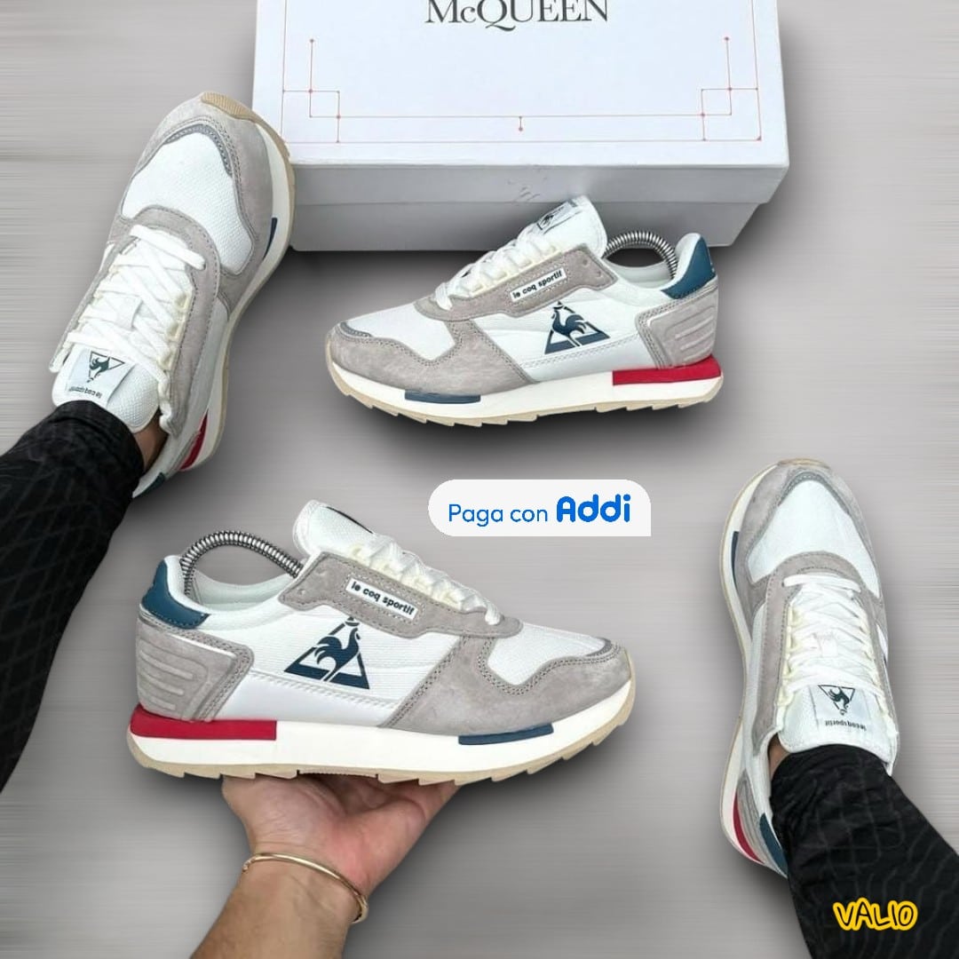 Tenis Lecoq Sportif hombre calidad importada 1.1, estilo urbano clásico y acabados premium.