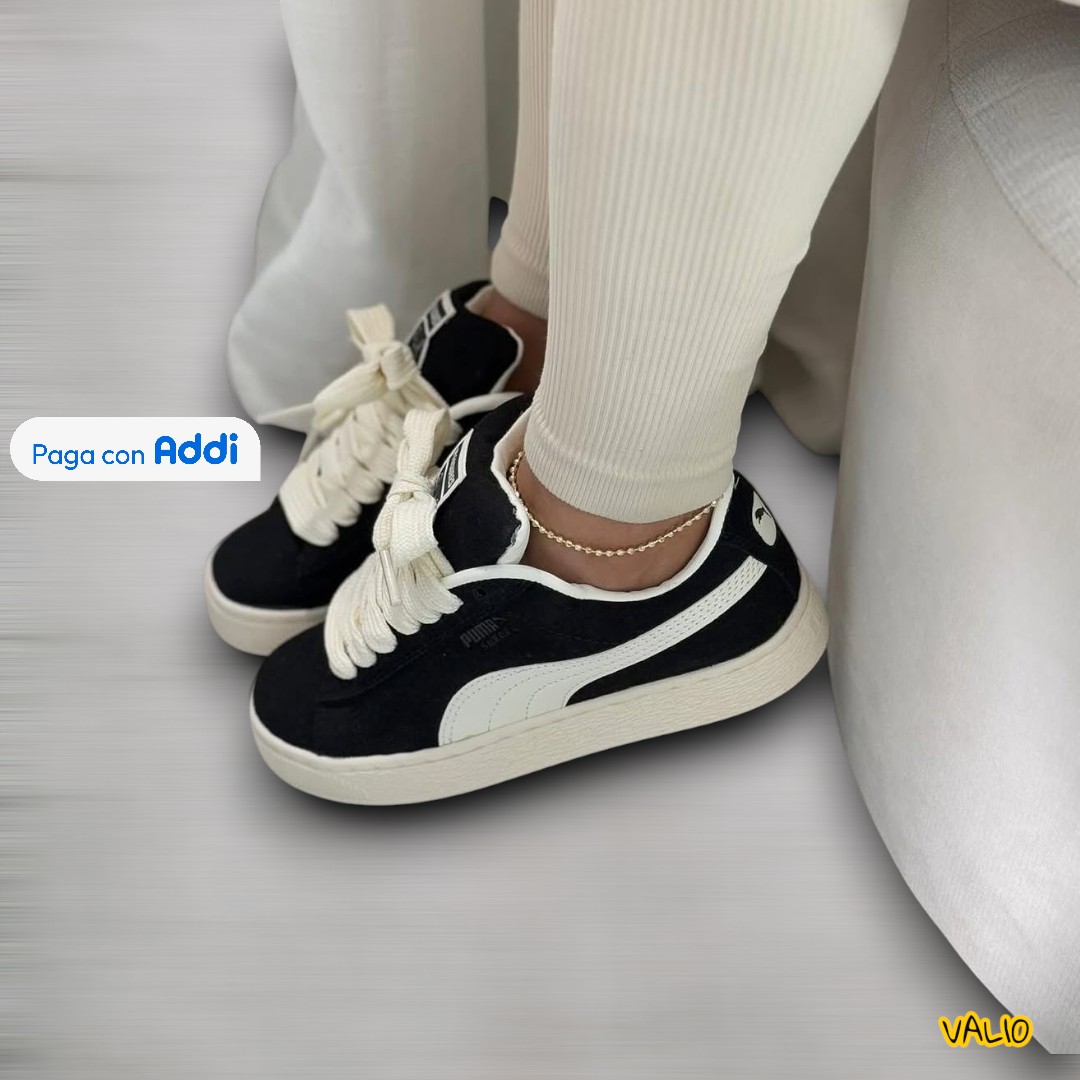 Tenis Puma Suede XL mujer calidad importada 1.1, diseño retro urbano y estilo versátil.