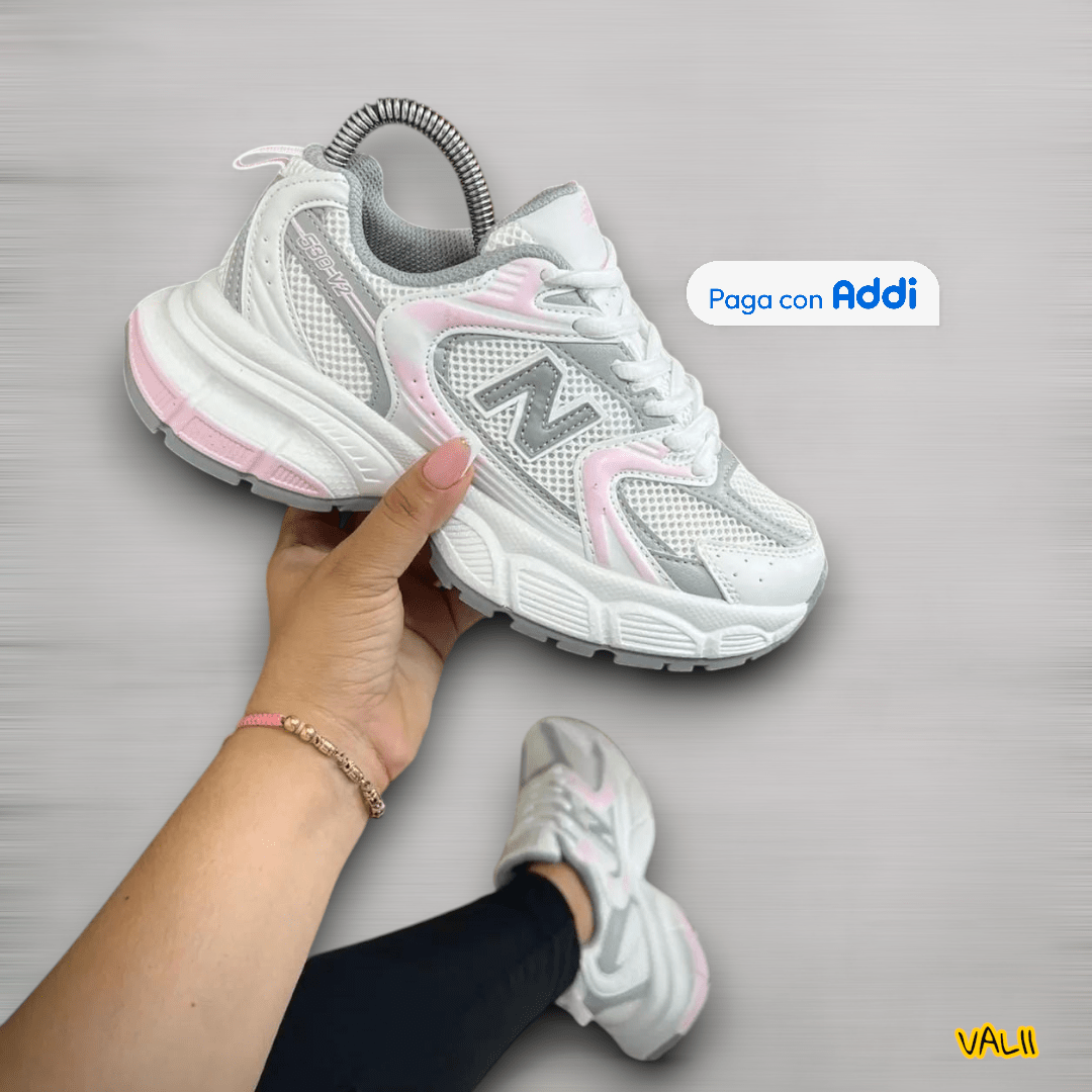 Tenis New Balance 530 Plataforma calidad importada 1.1 con acabados premium, ligeros y modernos.