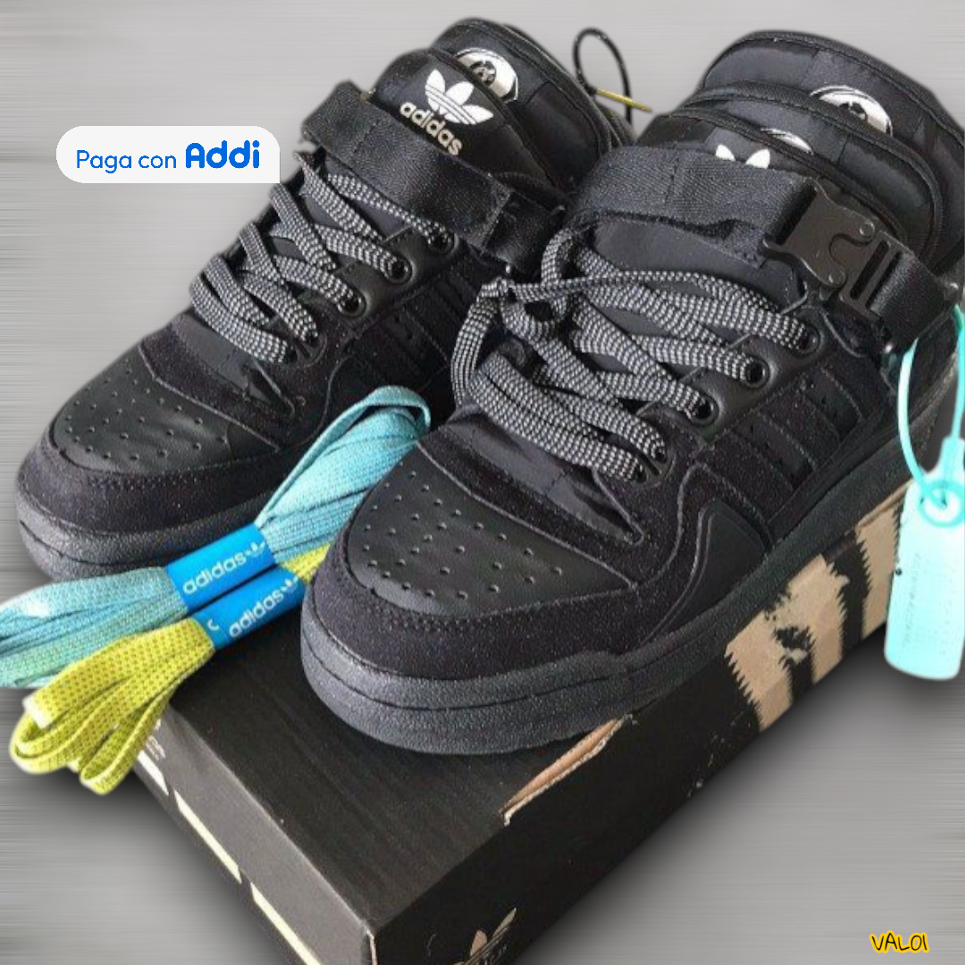 Adidas Bad Bunny calzado streetwear negro diseño exclusivo