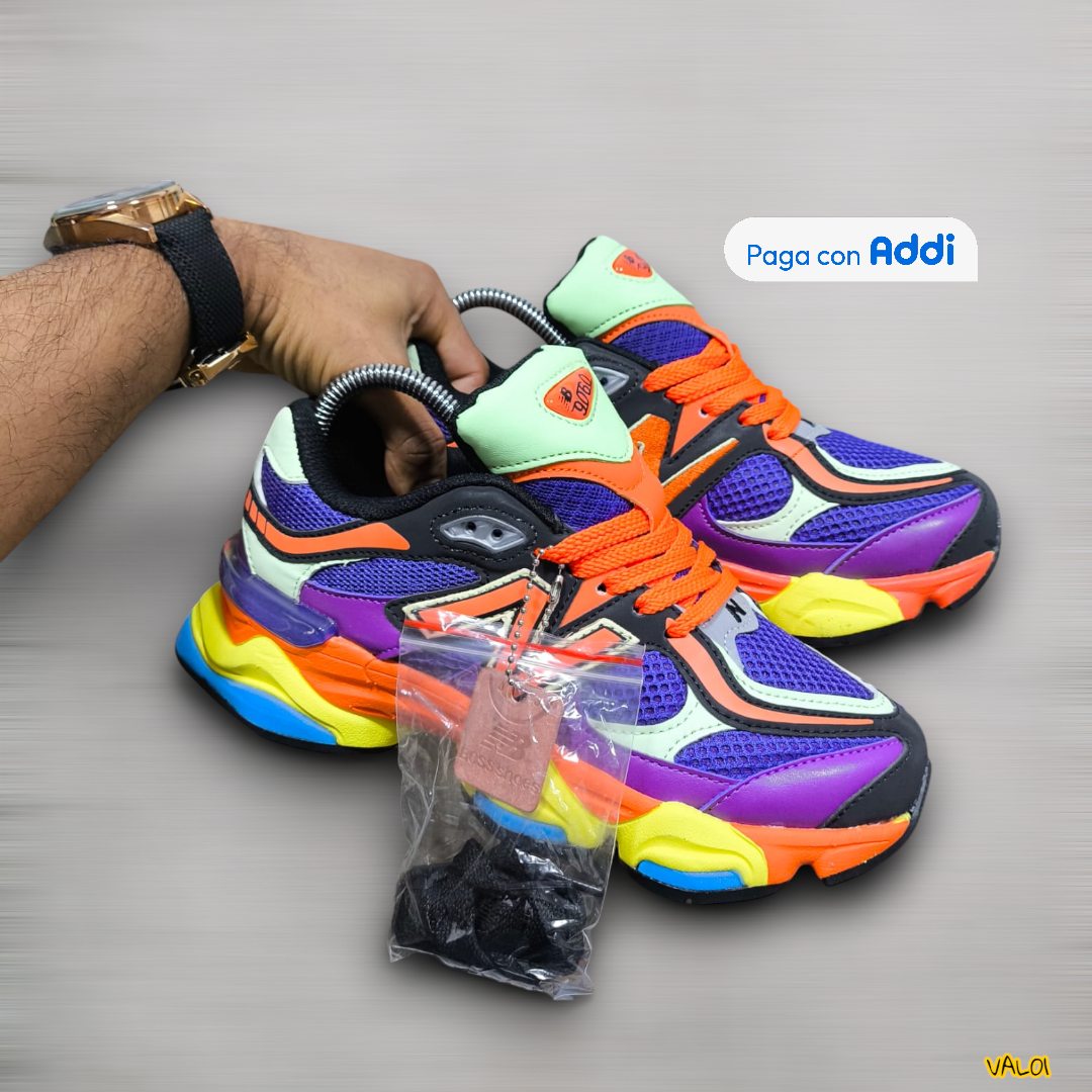 New Balance 9060 tenis streetwear hombre combinación de colores