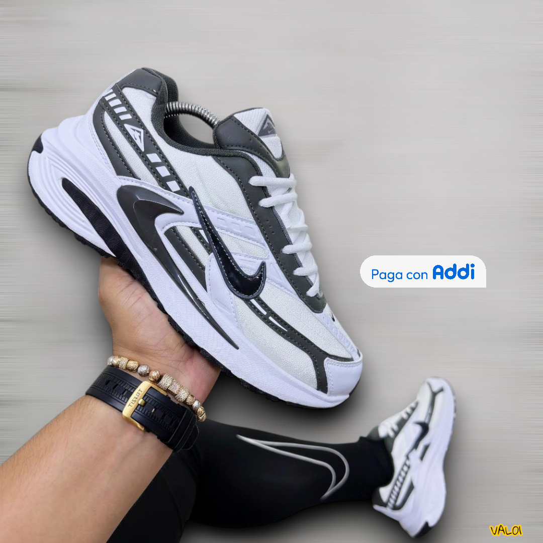 Nike Initiator tenis lifestyle blanco con tono plateado