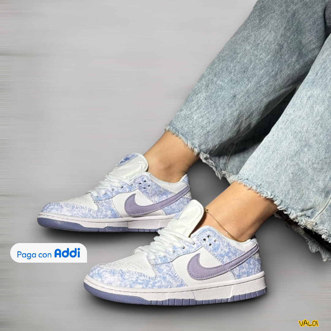 Nike SB calzado lifestyle femenino blanco con azul