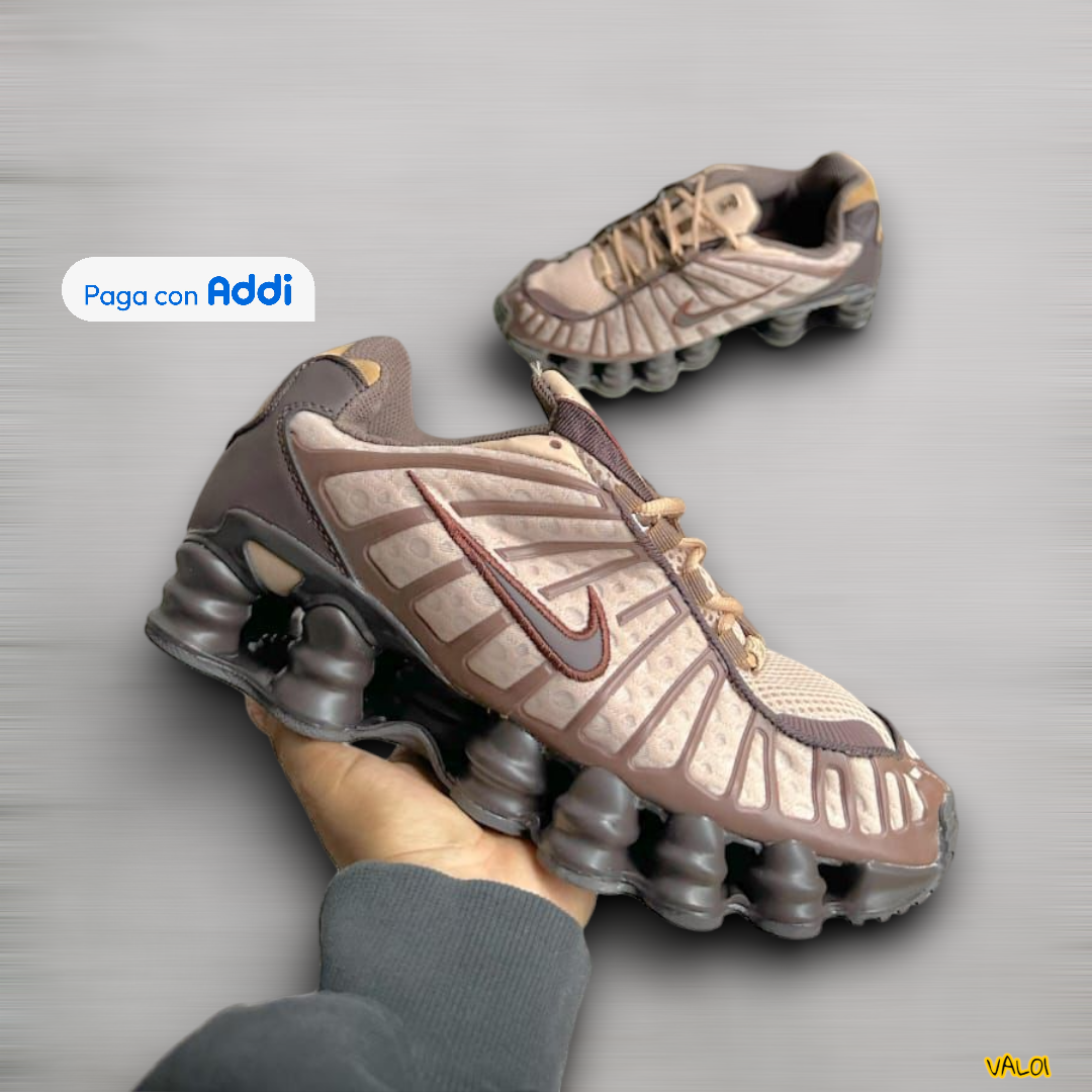 Nike Shox Gusano calzado casual para hombre color café