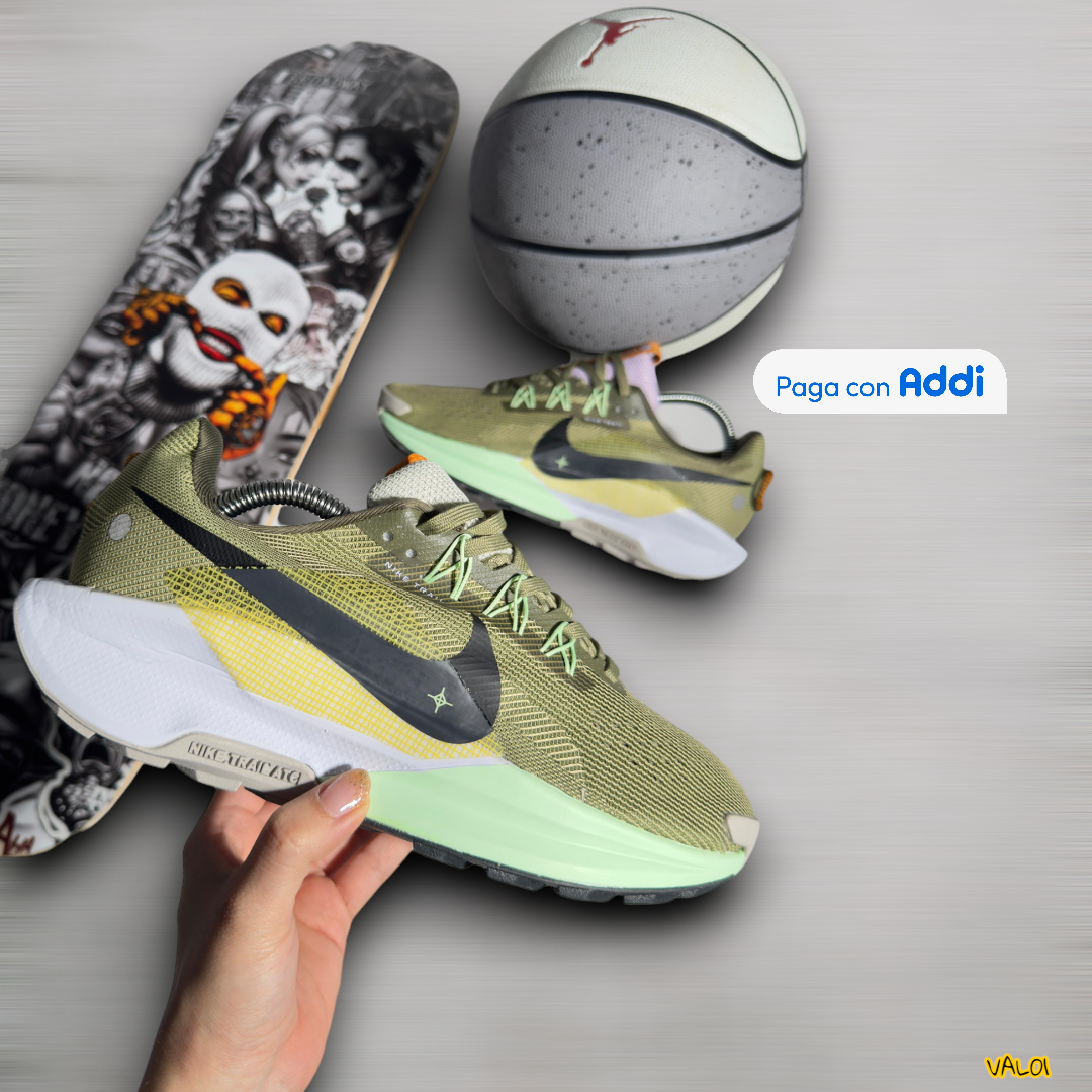 Nike Zoom Trail zapatillas trail amarillo verde negro