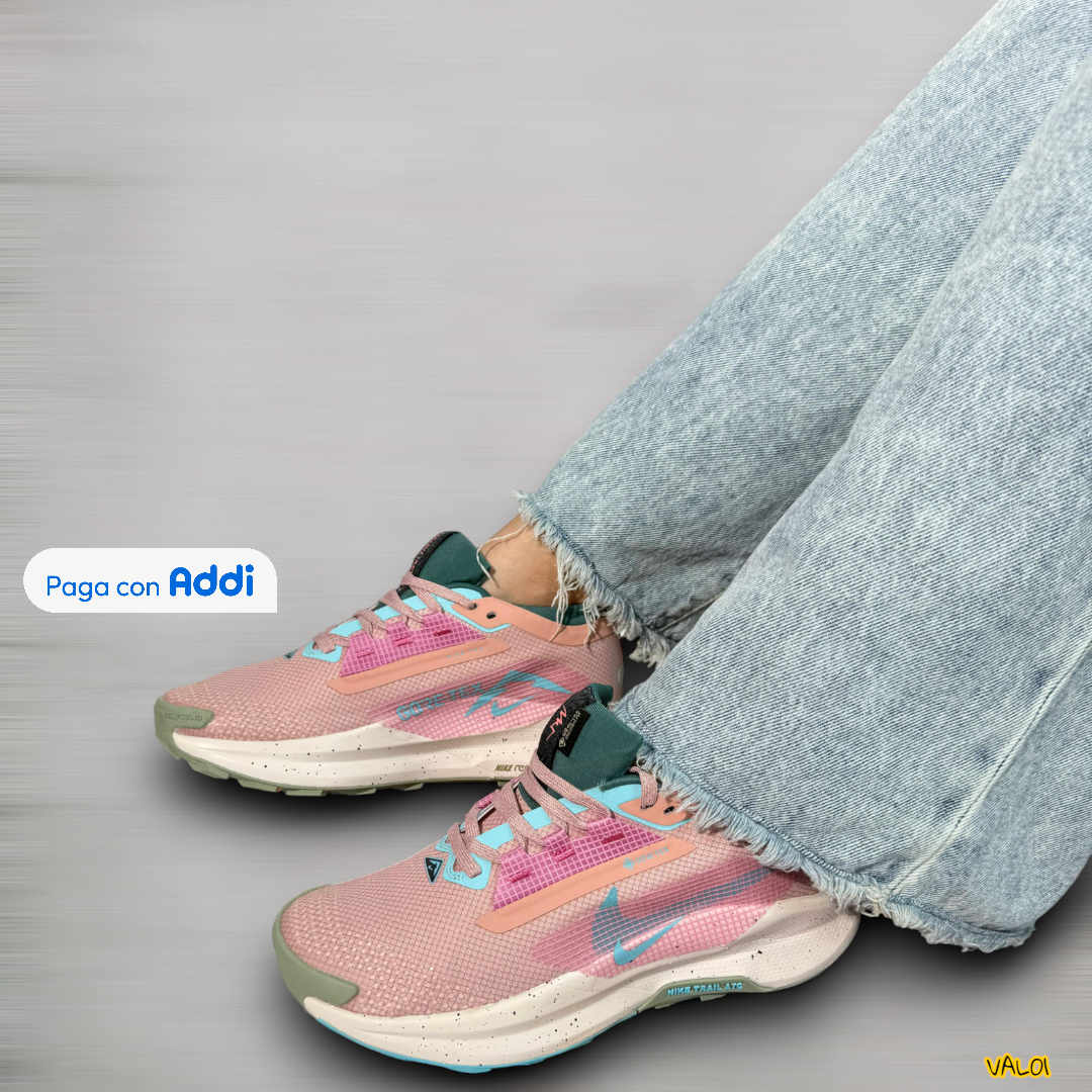 Nike Zoom Trail calzado deportivo rosado verde