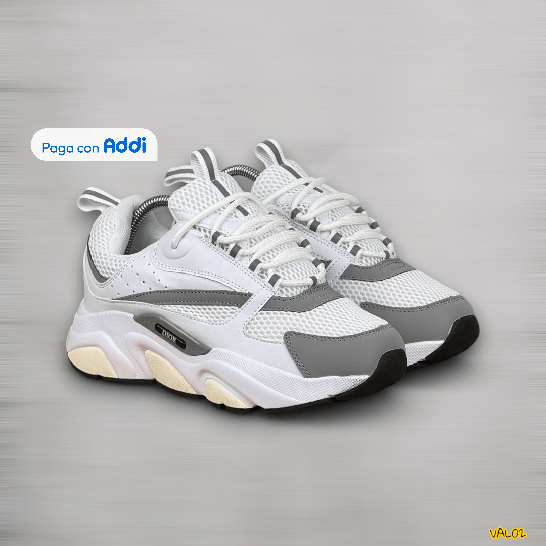 Tenis Christian Dior blanco estilo urbano elegante y moderno
