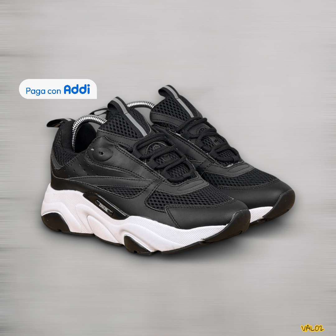 Tenis Christian Dior negro negra diseño sofisticado y versátil