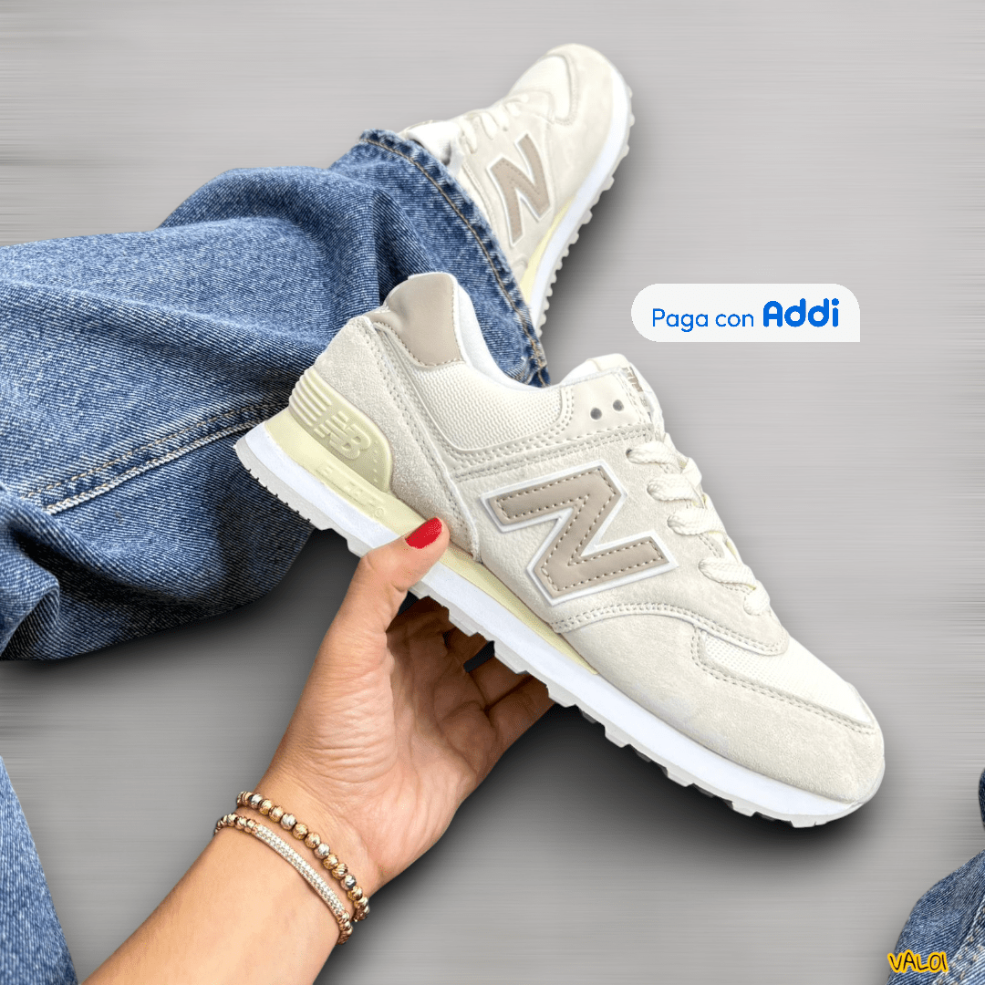 Tenis New Balance 574 palo rosa estilo retro urbano