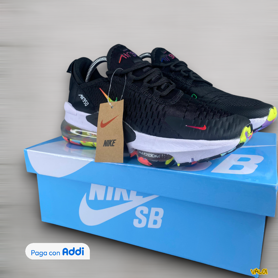 Nike Air Max 950 tenis streetwear negro rojo