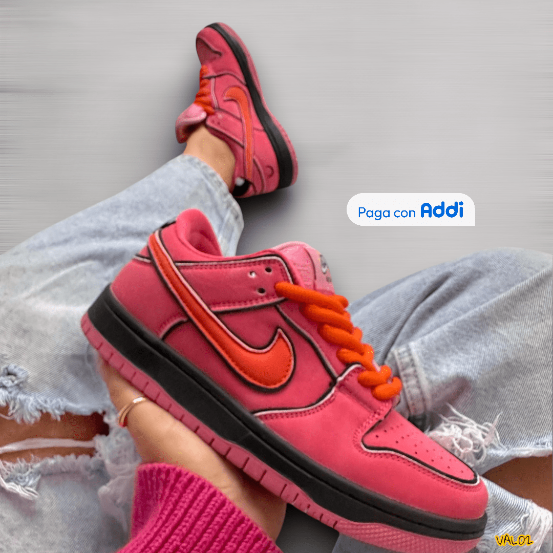 Tenis Nike SB naranja diseño streetwear moderno