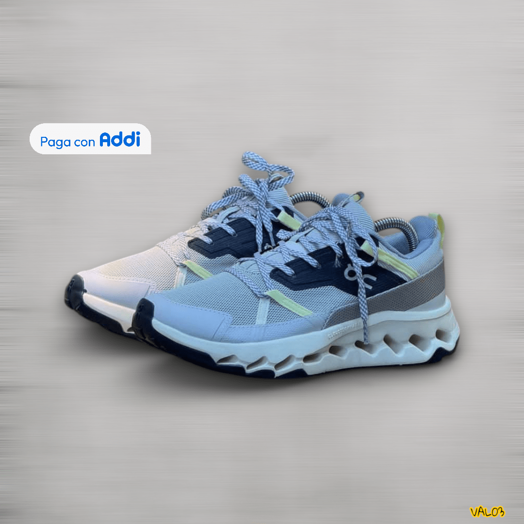 Tenis On Cloud blanco amarillo negro running lifestyle mujer suela CloudTec comodidad premium calidad 1.1