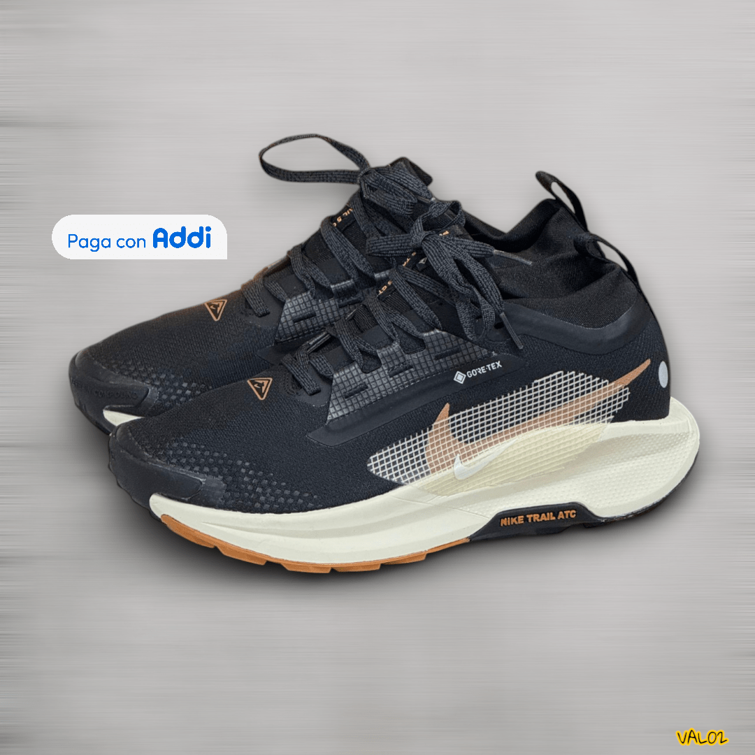 Tenis Nike Zoom Pegasus Trail negro café estilo outdoor moderno