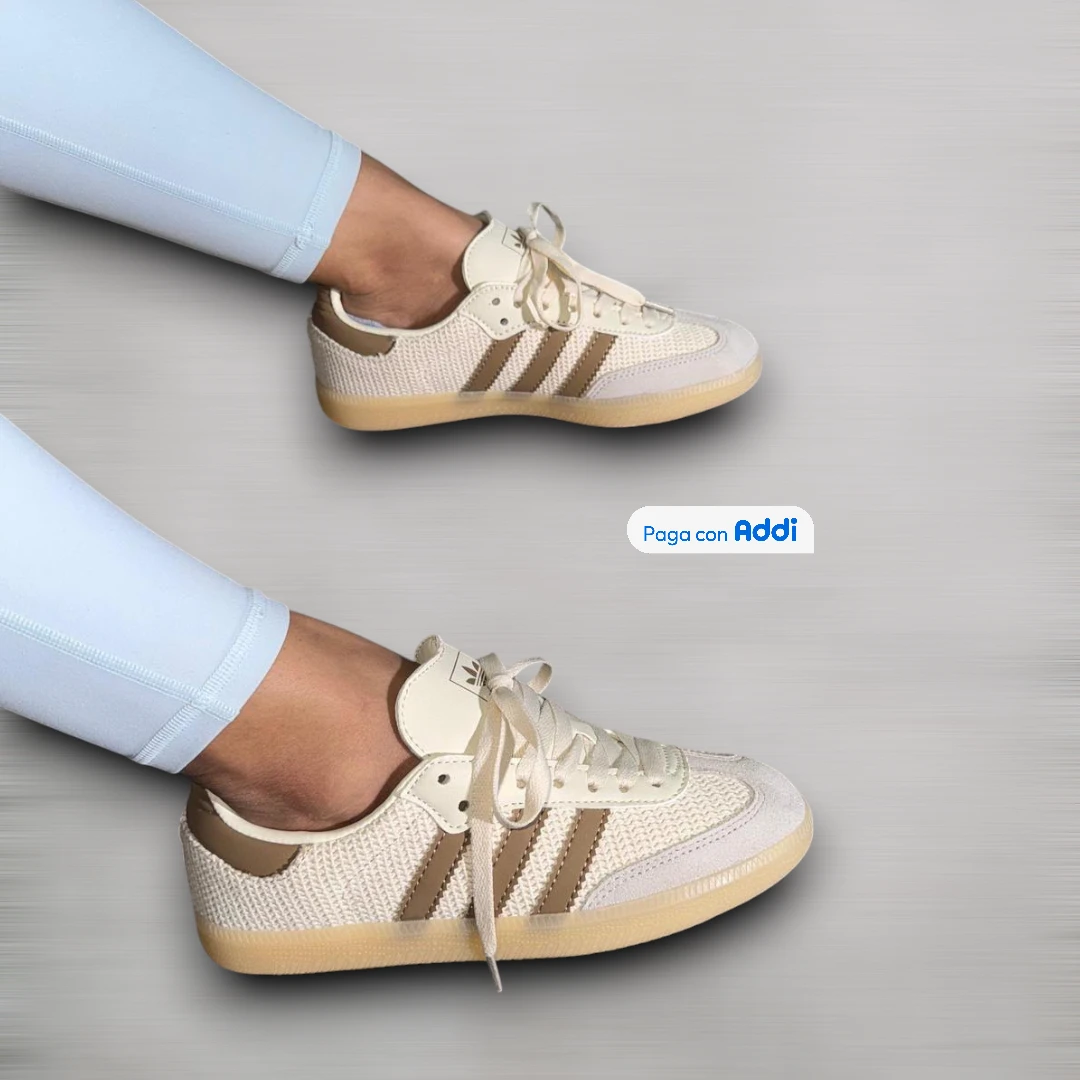 Tenis Adidas Samba mujer blanco animal print estilo urbano con diseño exclusivo y comodidad