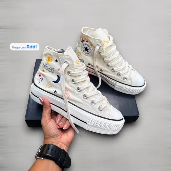 Bota Converse Plataforma- mujer