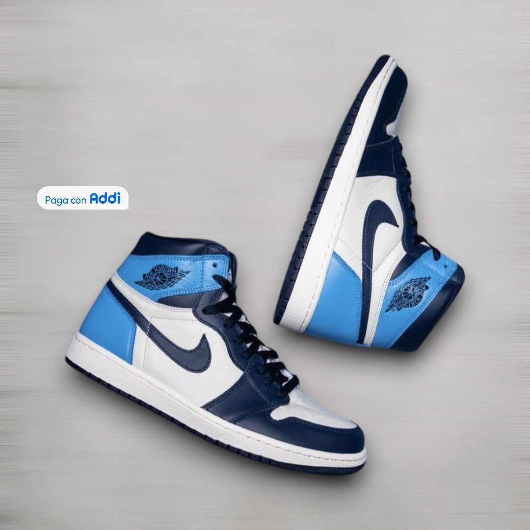 Los tenis Bota Jordan Retro 1 calidad 1.1 blanco con azul combinan un diseño clásico basketball con acabados modernos y cómodos. Perfectos para looks urbanos y casuales en tendencia.