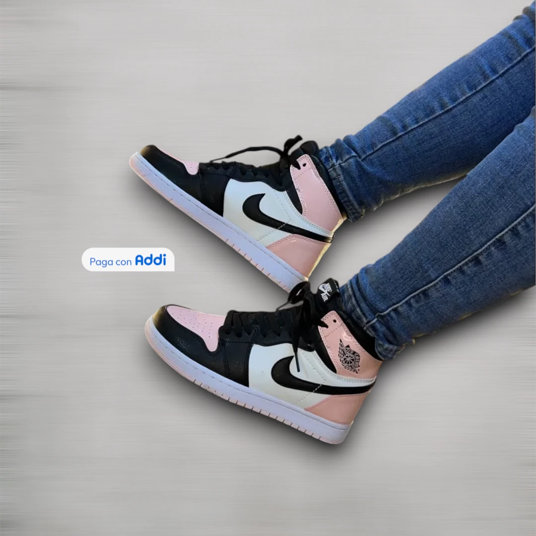 Botas Jordan Retro 1 mujer blanco rosa estilo urbano con diseño icónico y comodidad premium