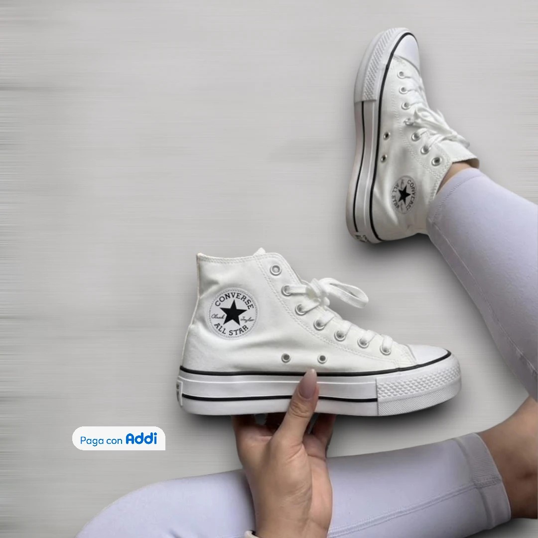 Converse Chuck Taylor tenis blancos clásicos calidad 1.1 look icónico casual lifestyle