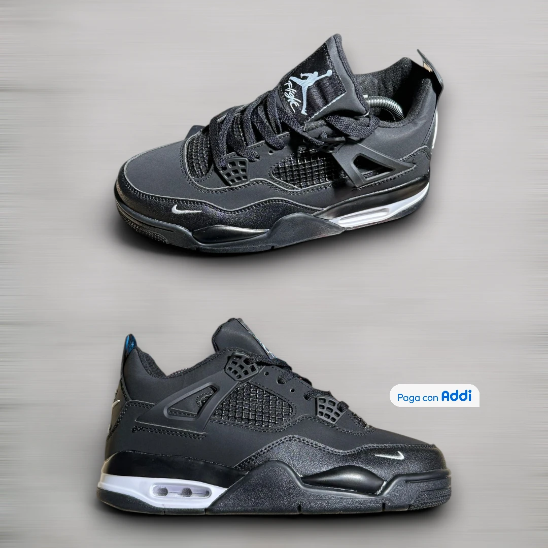 Zapatillas negras con gris look casual deportivo moderno