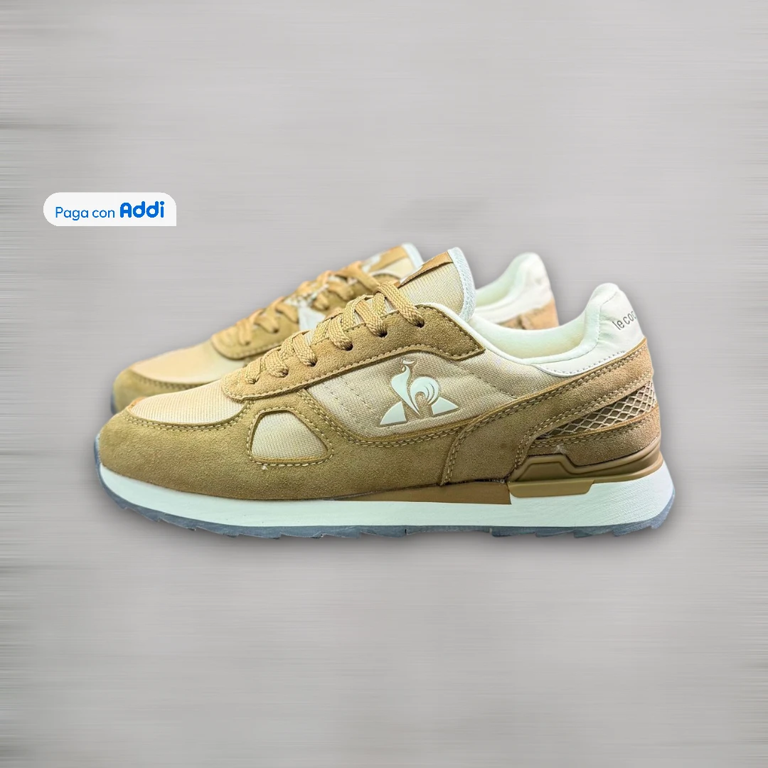 ALT: Le Coq Sportif tenis café unisex casual urbano calidad 1.1 diseño versátil premium