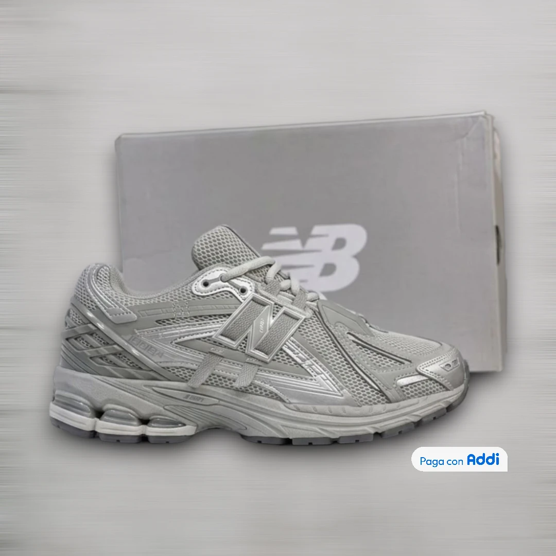 Tenis New Balance 1906 plateado estilo deportivo urbano para caminar con amortiguación cómoda