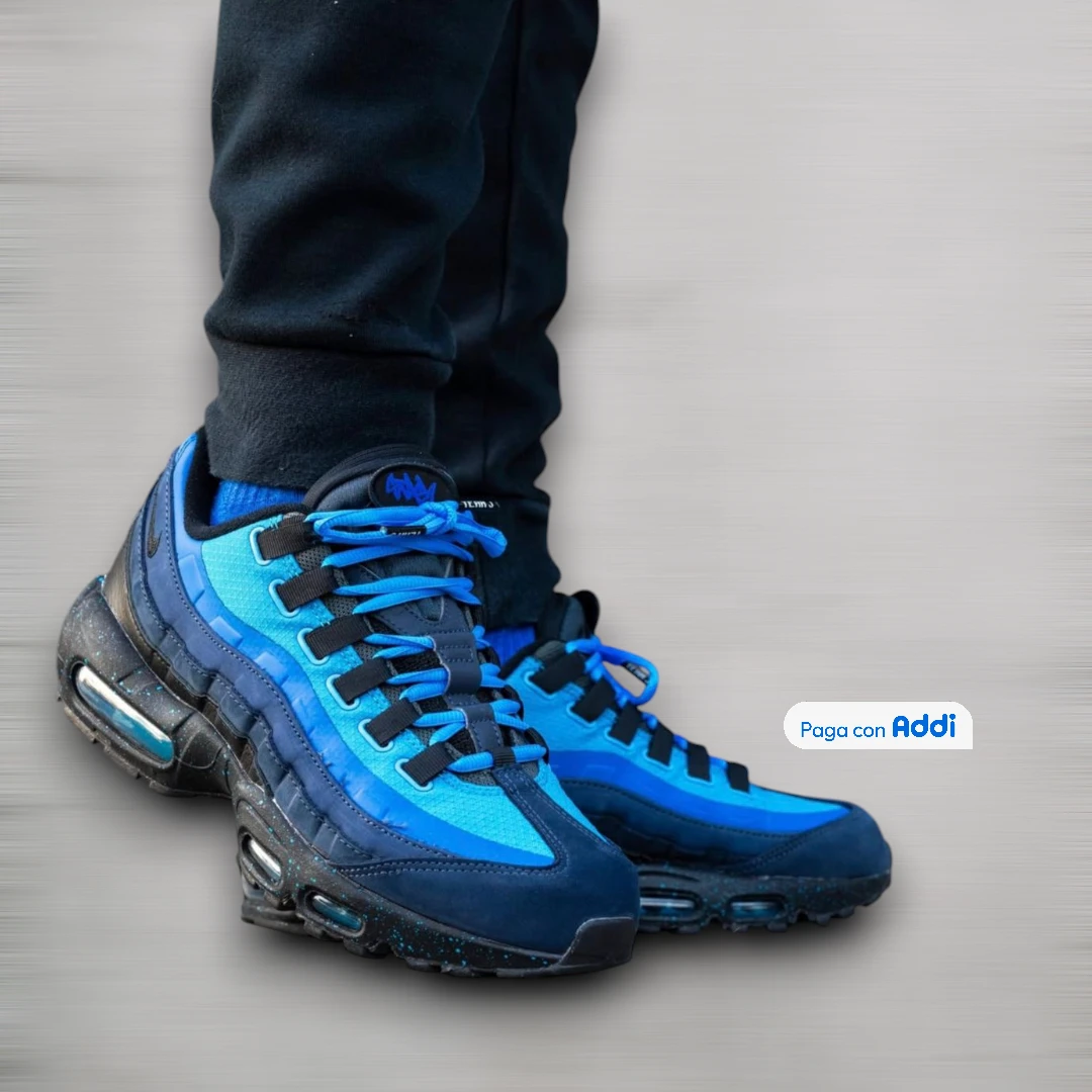Nike 7 Cámaras tenis azul negro gris calidad 1.1 diseño deportivo urbano confort premium