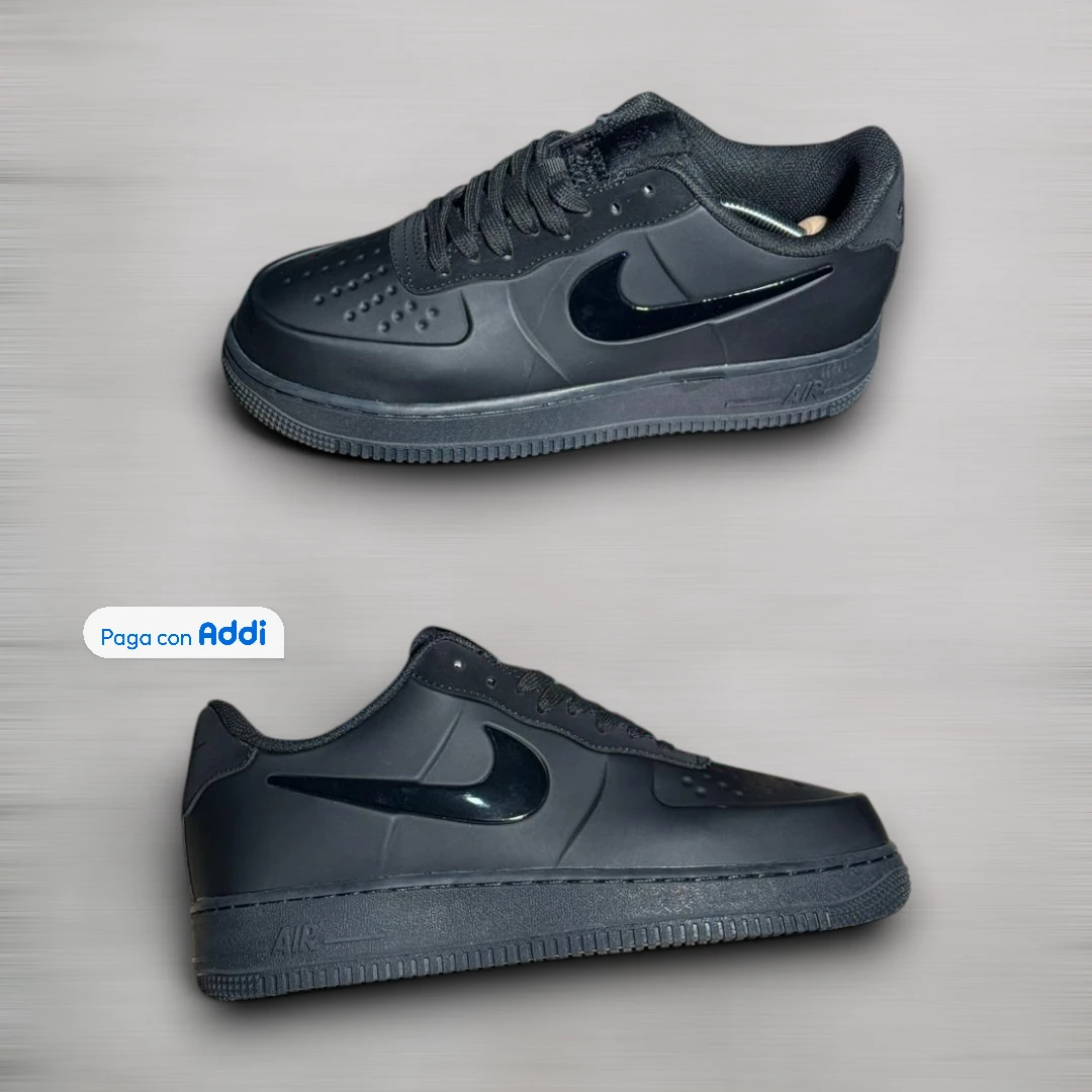 Nike Air Force 1 Foamposite hombre negro tenis premium importados Colombia calidad 1.1