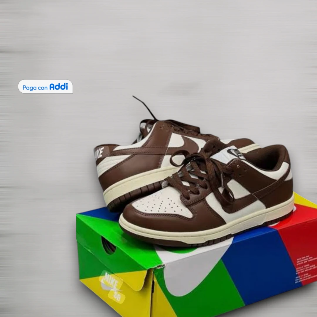 Tenis Nike SB blanco café de estilo skate casual, con tonos neutros, suela adherente y ajuste cómodo