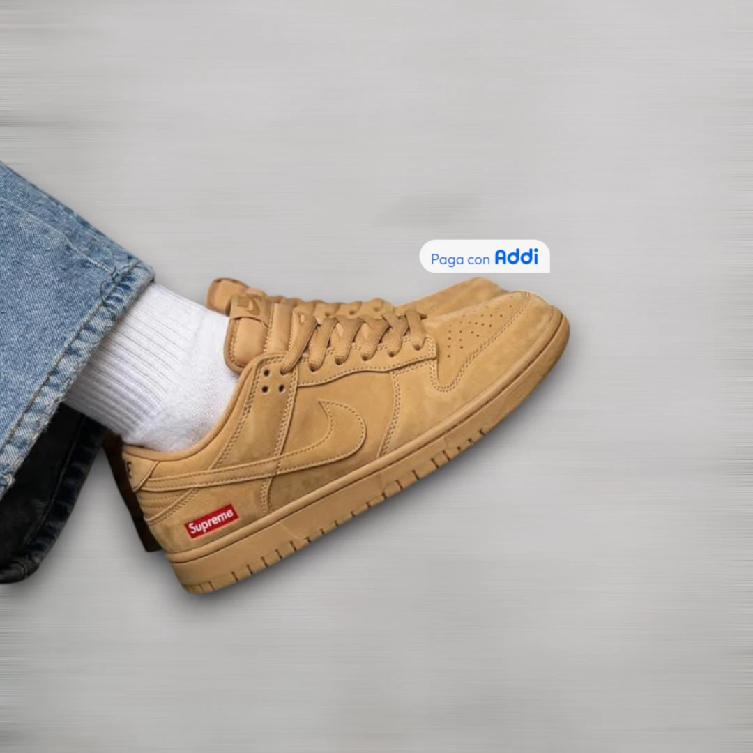 Tenis Nike SB Supreme café estilo skate urbano para caminar con diseño moderno, comodidad y suela resistente