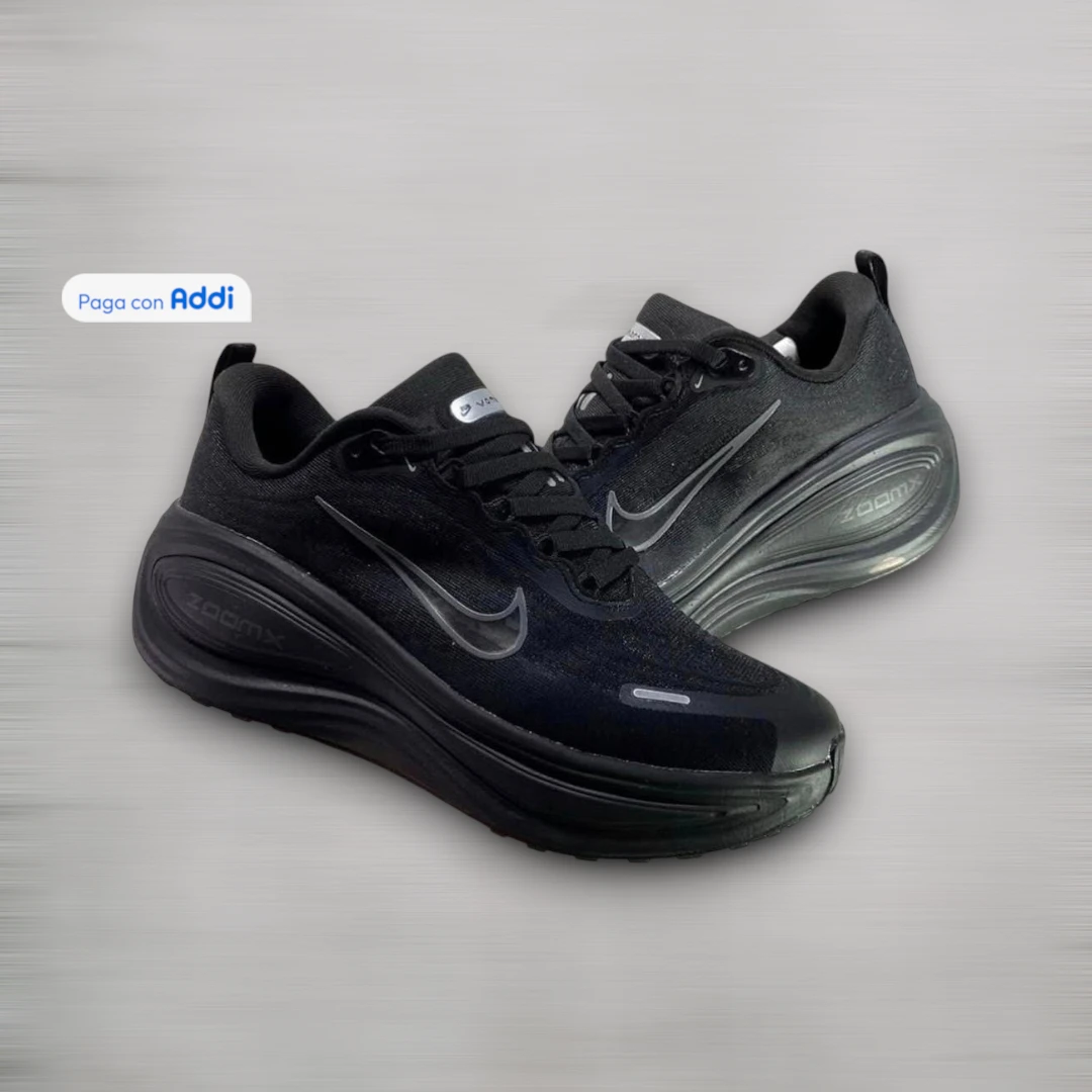 Tenis Nike ZoomX hombre negro gris estilo running para entrenamiento y carreras con respuesta dinámica