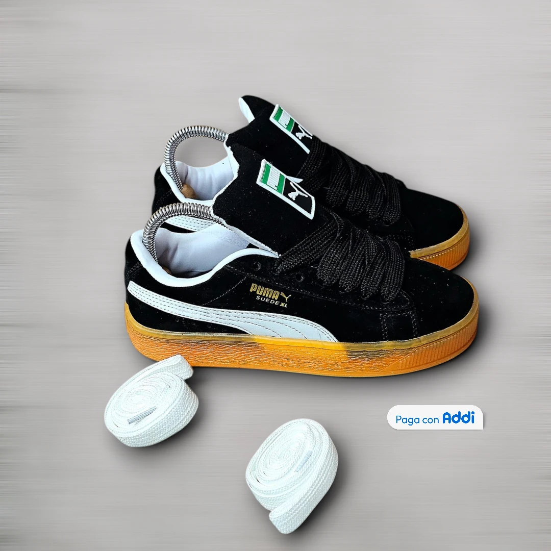 Puma Suede XL negro blanco tenis retro importados Colombia calidad 1.1